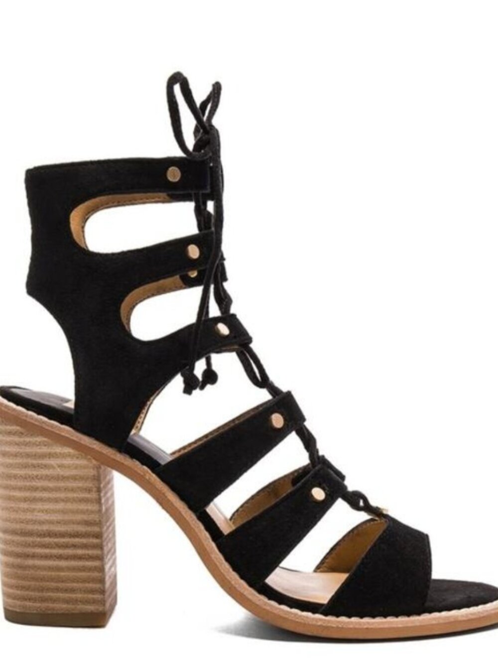Dolce Vita Lyndon Black Suede Sandal